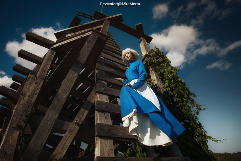 Howls Moving Castle - Sophie Hatter (Witch of the East) Cosplay character recreation portrait