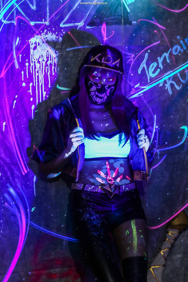 League of Legends - Akali (Akali Jhomen Tethi) (KDA) Cosplay character costume portrait