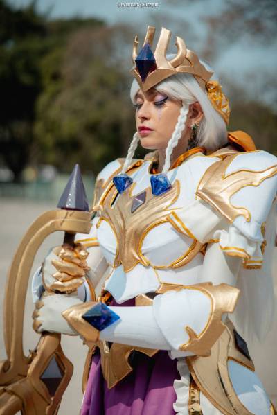 League of Legends - Diana (Prestige Battle Queen) & Leona (Prestige Battle Academia) Cosplay