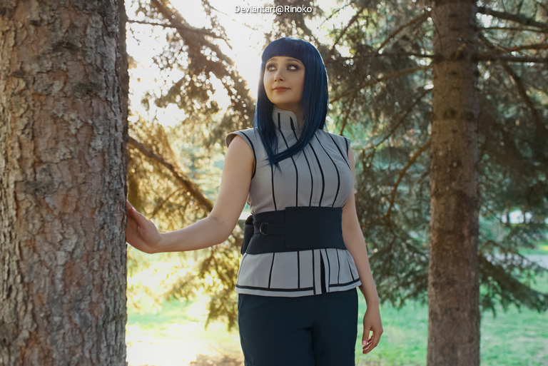 Naruto - Hinata Hyuga Cosplay character recreation portrait