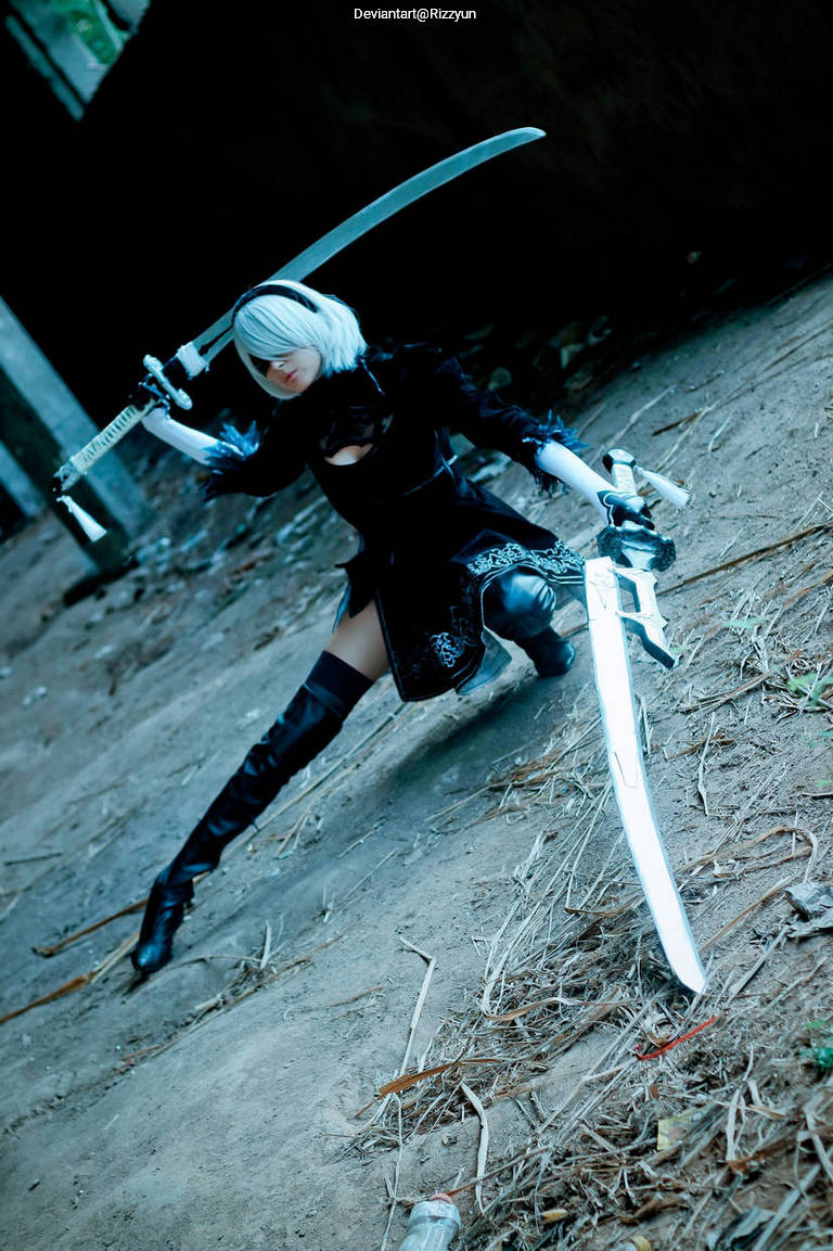 NieR AutomatA - 2B (YoRHa No.2 Type-B) Cosplay character recreation portrait