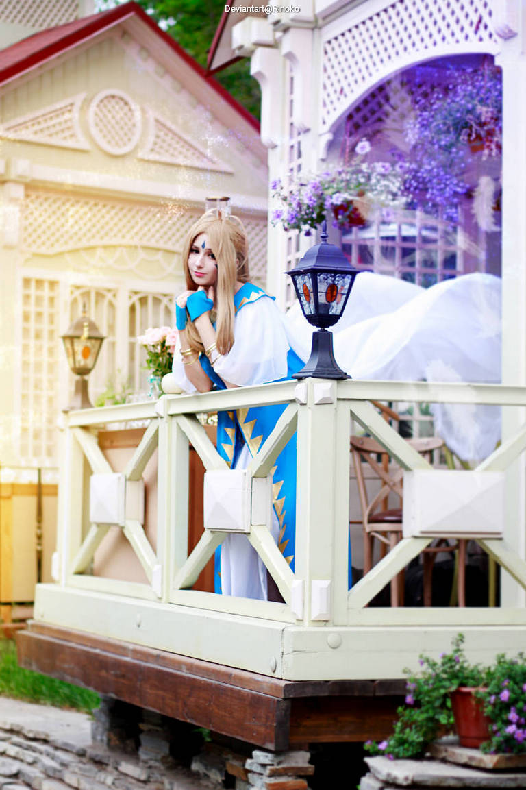 Oh My Goddess! - Belldandy Cosplay full length photo