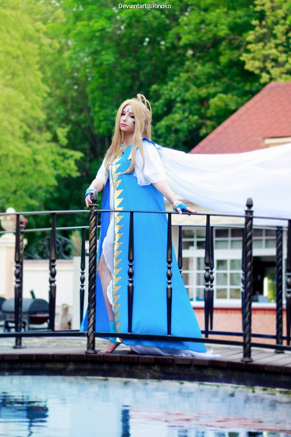 Oh My Goddess! - Belldandy Cosplay character costume portrait