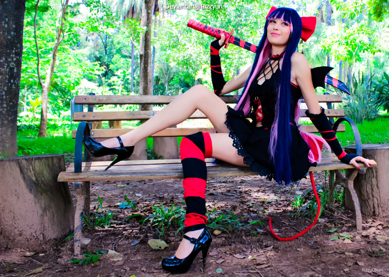 Panty & Stocking with Garterbelt - Anarchy Stocking Cosplay full length photo