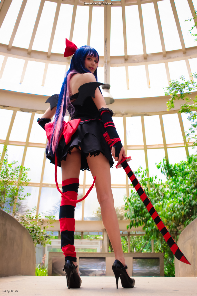 Panty & Stocking with Garterbelt - Anarchy Stocking Cosplay full body portrait