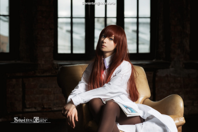 Steins Gate - Kurisu Makise (KuriGohan and Kamehameha) Cosplay - expressive portrait