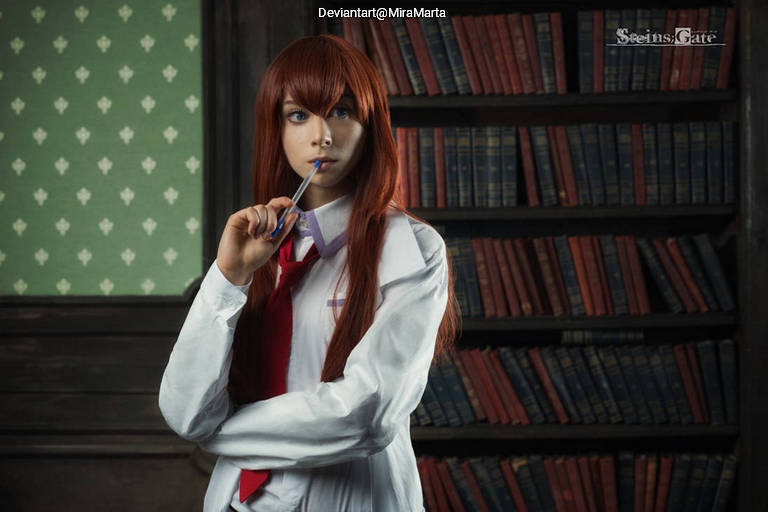Steins Gate - Kurisu Makise (KuriGohan and Kamehameha) Cosplay - inspired capture