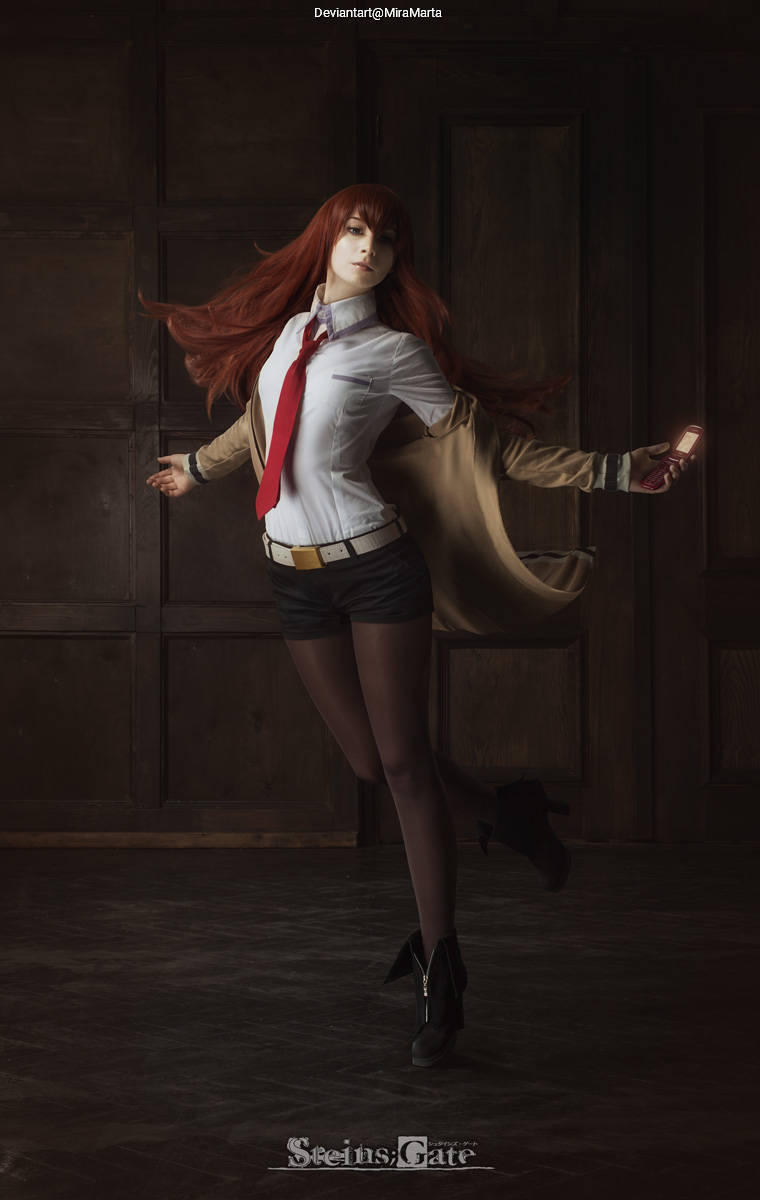 Steins Gate - Kurisu Makise (KuriGohan and Kamehameha) Cosplay - light aesthetic