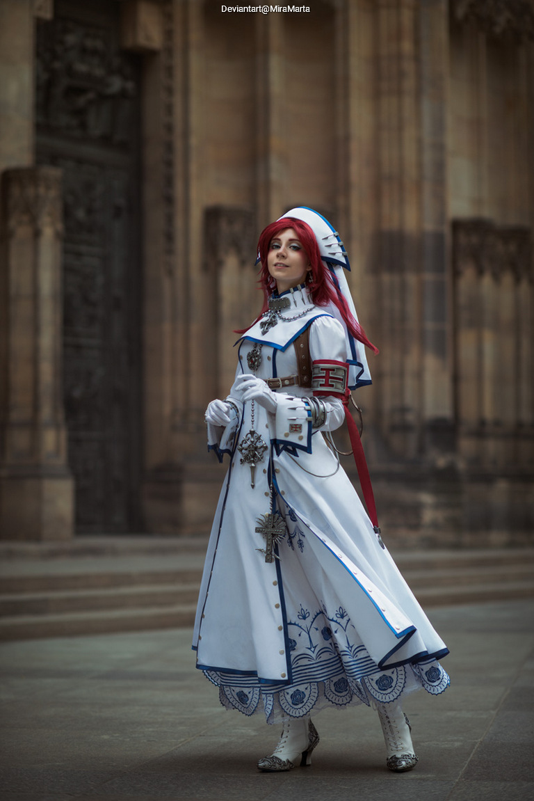 Trinity Blood - Esther Blanchett (Star of Istvan) Cosplay full length photo