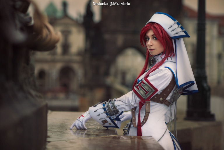 Trinity Blood - Esther Blanchett (Star of Istvan) Cosplay full length photo