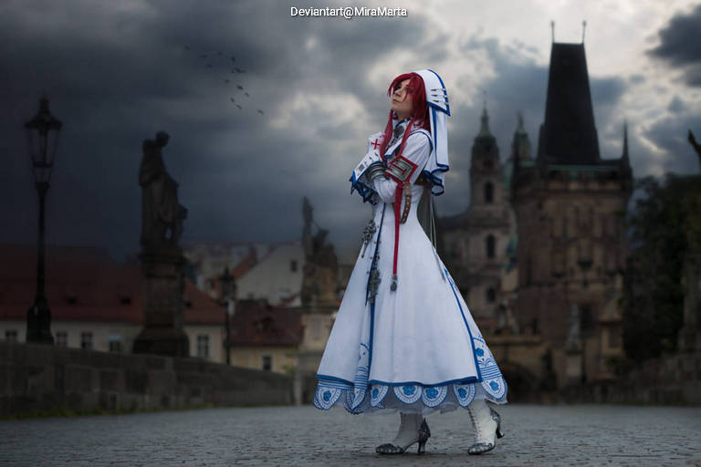Trinity Blood - Esther Blanchett (Star of Istvan) Cosplay character costume portrait