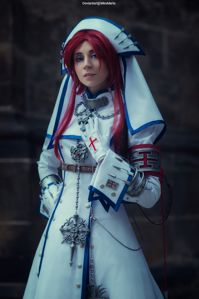 Trinity Blood - Esther Blanchett (Star of Istvan) Cosplay full body portrait photography