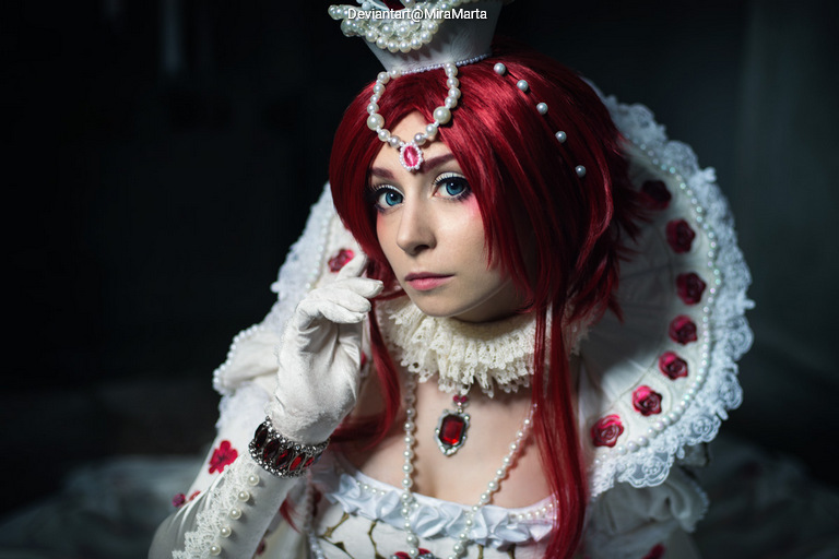 Trinity Blood - Esther Blanchett (Star of Istvan) Cosplay full length photo