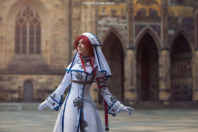 Trinity Blood - Esther Blanchett (Star of Istvan) Cosplay costume showcase portrait