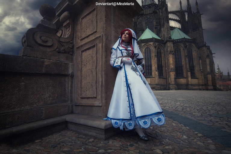Trinity Blood - Esther Blanchett (Star of Istvan) Cosplay full body character photo