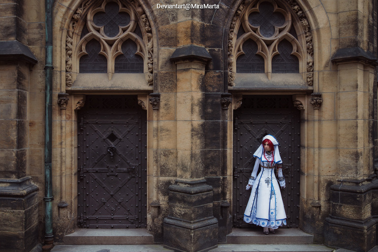 Trinity Blood - Esther Blanchett (Star of Istvan) Cosplay full body portrait