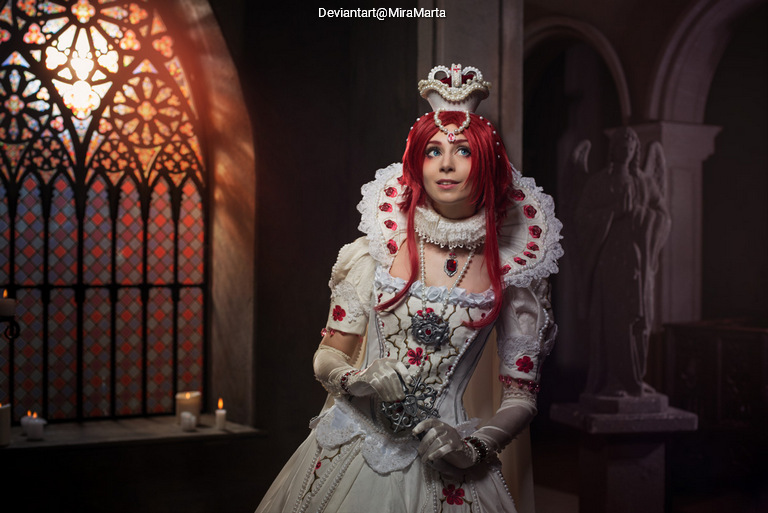 Trinity Blood - Esther Blanchett (Star of Istvan) Cosplay full body portrait photography