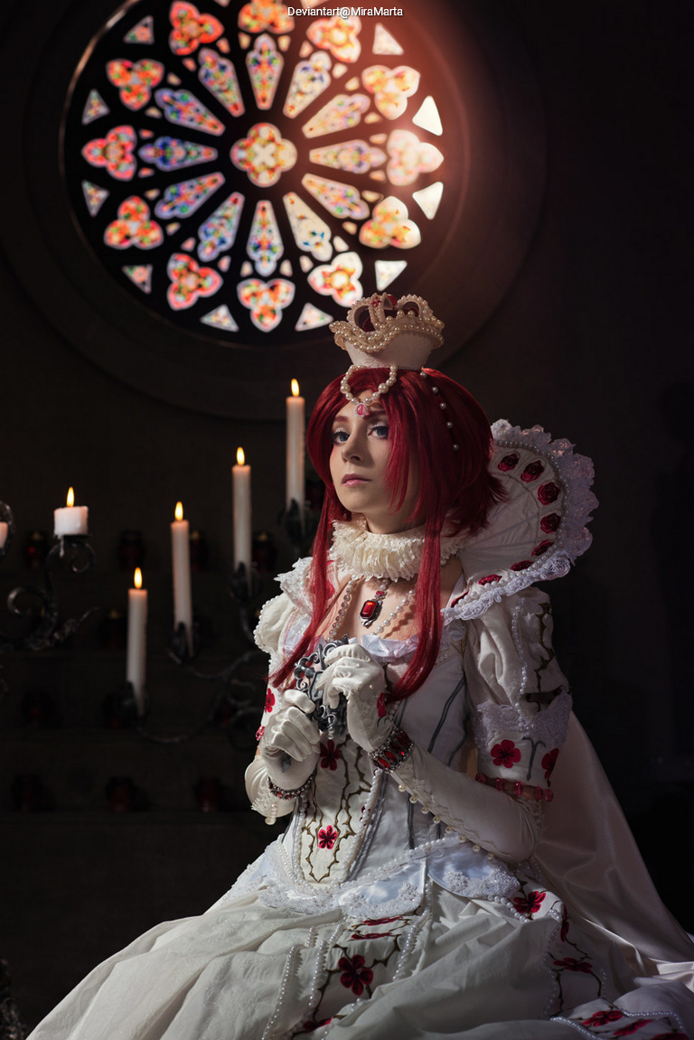 Trinity Blood - Esther Blanchett (Star of Istvan) Cosplay full body character photo