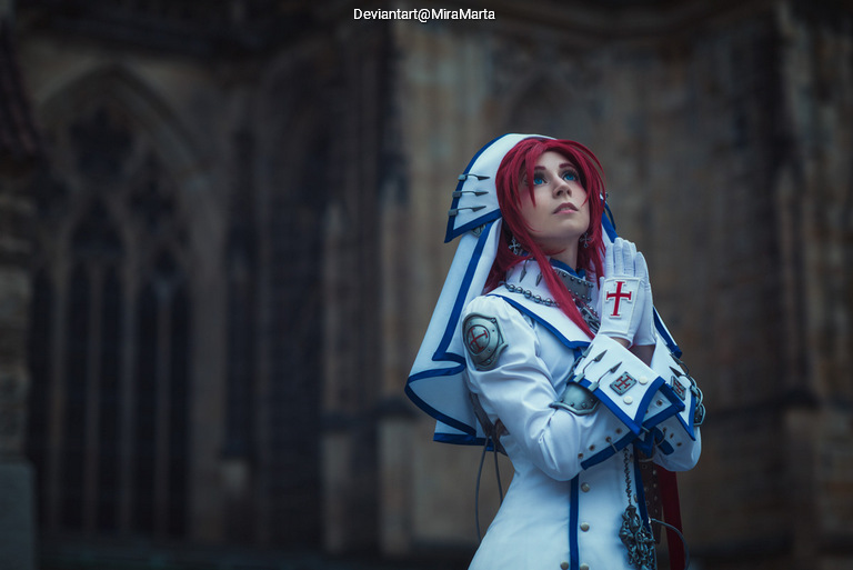 Trinity Blood - Esther Blanchett (Star of Istvan) Cosplay character costume portrait