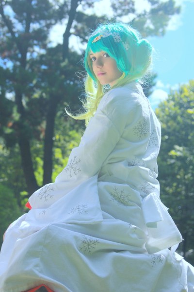 Vocaloid - Hatsune Miku (Snow Miku) Cosplay