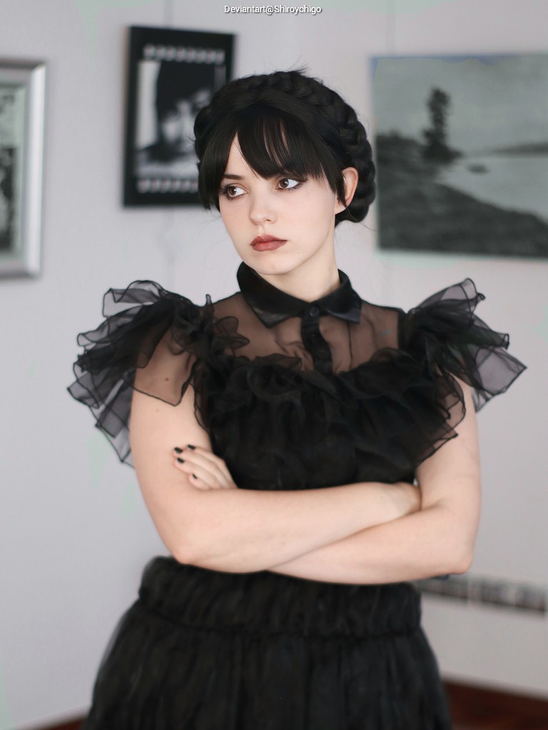 Wednesday - Wednesday Addams Cosplay character costume portrait
