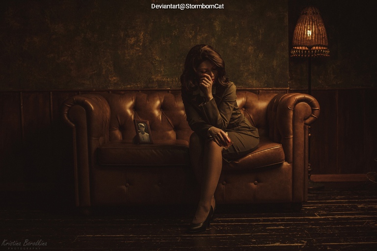 Captain America - The First Avenger - Margaret Elizabeth Peggy Carter Cosplay full length photo