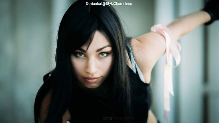 Final Fantasy 7 - Advent Children - Tifa Lockhart Cosplay full body portrait