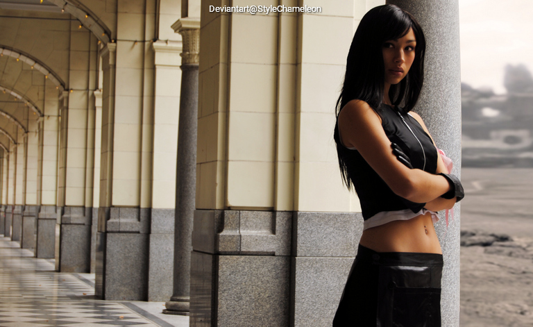 Final Fantasy 7 - Advent Children - Tifa Lockhart Cosplay character portrait photography