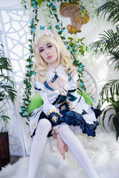Genshin Impact - Barbara (Shining Idol) (Summertime Sparkle) Cosplay