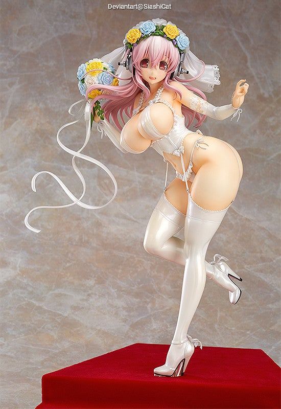 Good Smile - Super Sonico 10th Anniversary Figure - Super Sonico (Wedding) (Bride) Cosplay full body character photo