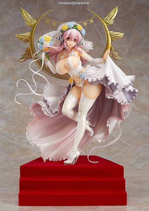 Good Smile - Super Sonico 10th Anniversary Figure - Super Sonico (Wedding) (Bride) Cosplay character costume portrait