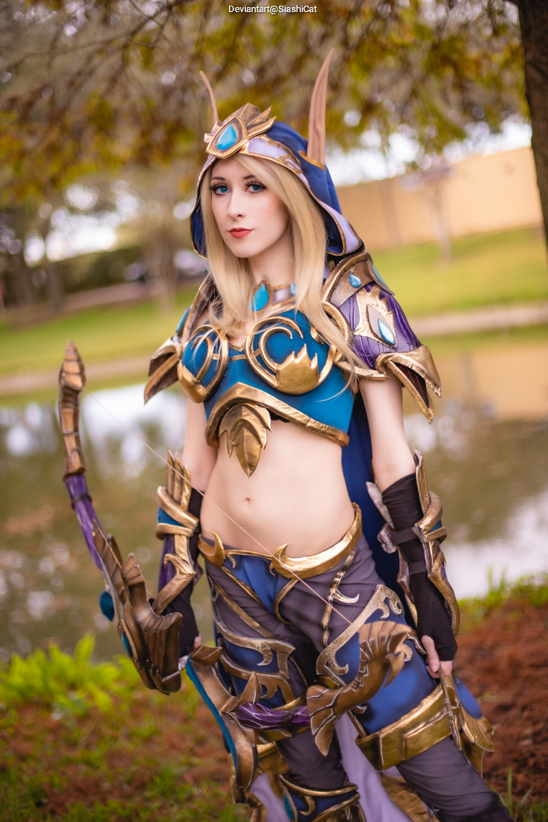 Hearthstone - Sylvanas Windrunner (The Banshee Queen) (Ranger-General) Cosplay full length character portrait