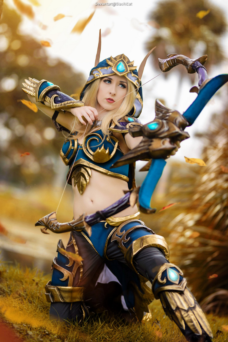 Hearthstone - Sylvanas Windrunner (The Banshee Queen) (Ranger-General) Cosplay costume showcase portrait