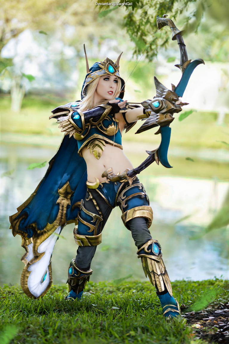 Hearthstone - Sylvanas Windrunner (The Banshee Queen) (Ranger-General) Cosplay character recreation portrait