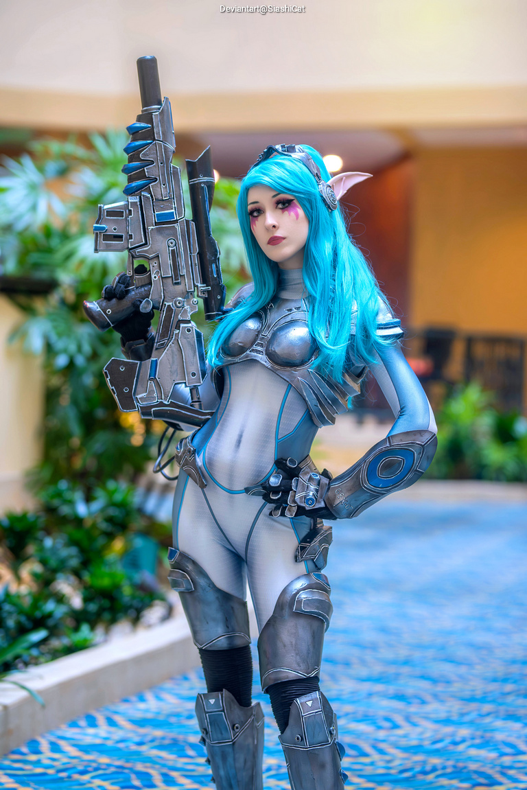 Heroes of the Storm - Tyrande Whisperwind (Ghost Tyrande) (Concept) Cosplay full length photo