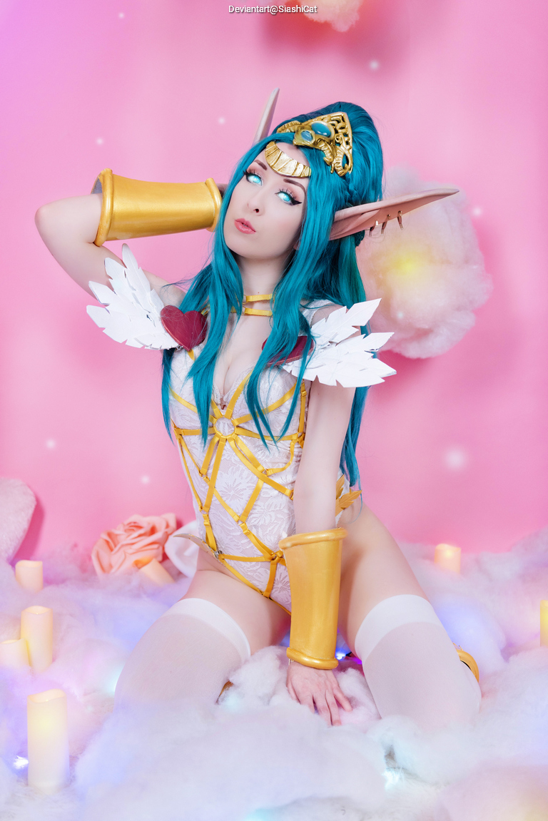 Heroes of the Storm - Tyrande Whisperwind (Love Goddess) Cosplay character costume portrait