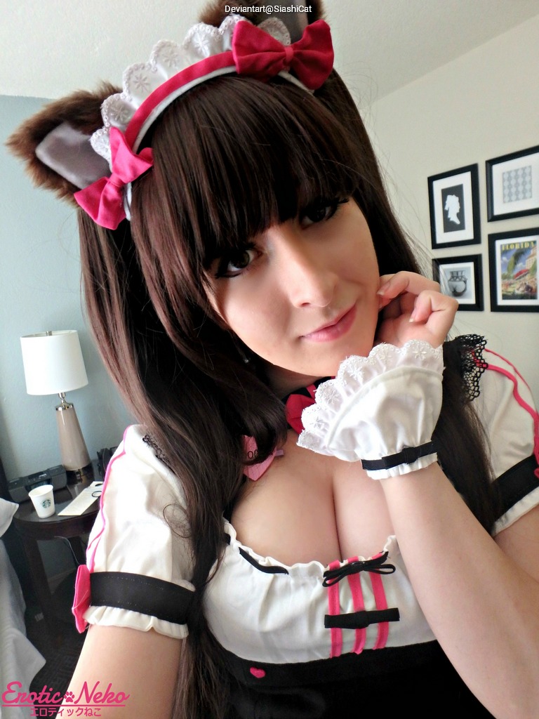 Nekopara - Chocola (Maid) (Kitty) Cosplay full body portrait