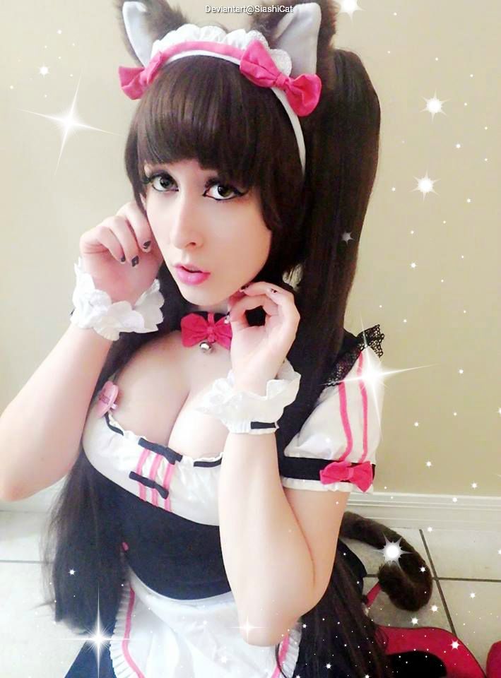 Nekopara - Chocola (Maid) (Kitty) Cosplay full length photo