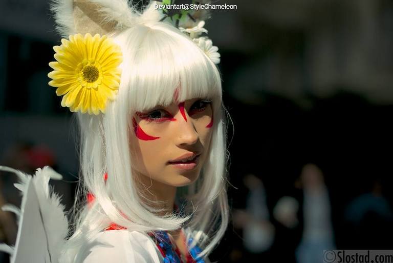 Okami - Amaterasu Cosplay costume showcase portrait