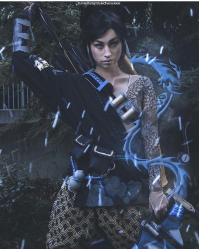 Overwatch - Hanzo Shimada (Female) Cosplay