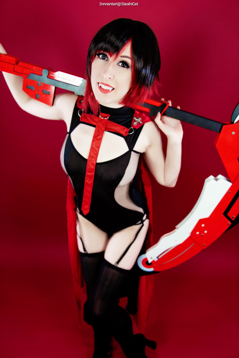 RWBY - Ruby Rose (Little Red) Cosplay full body portrait