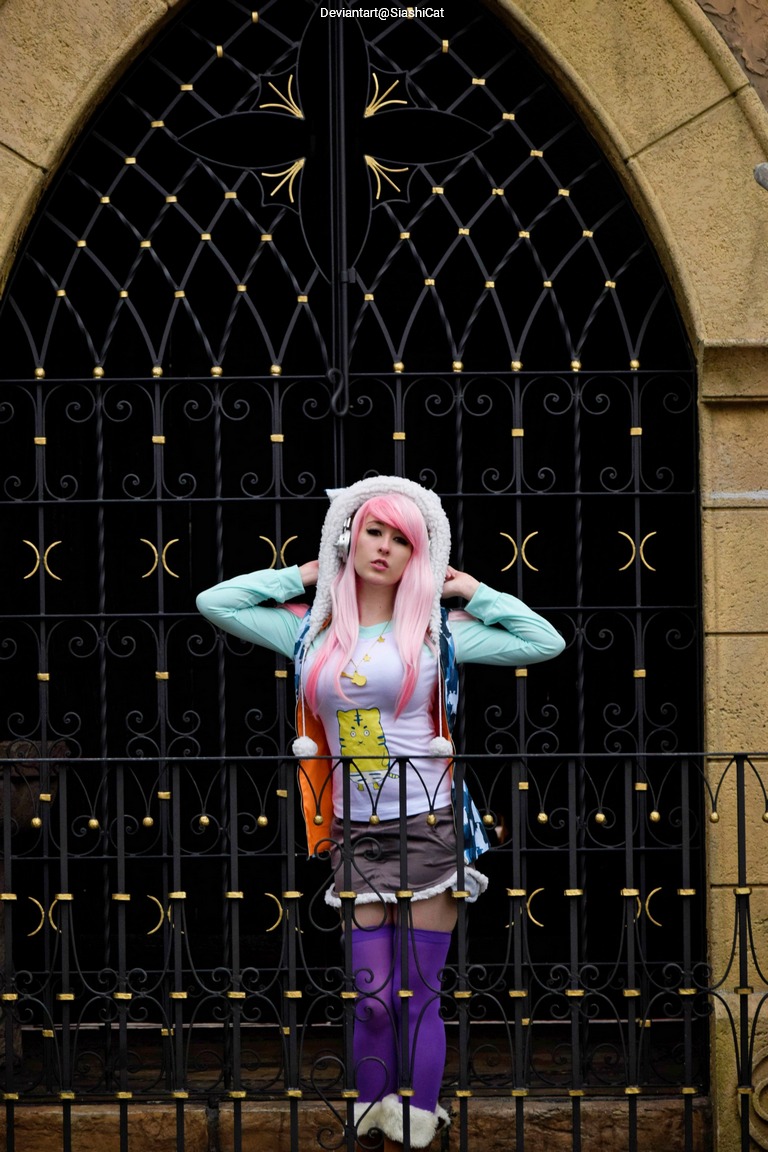 Soni-Ani - Super Sonico The Animation - Super Sonico Cosplay full body portrait
