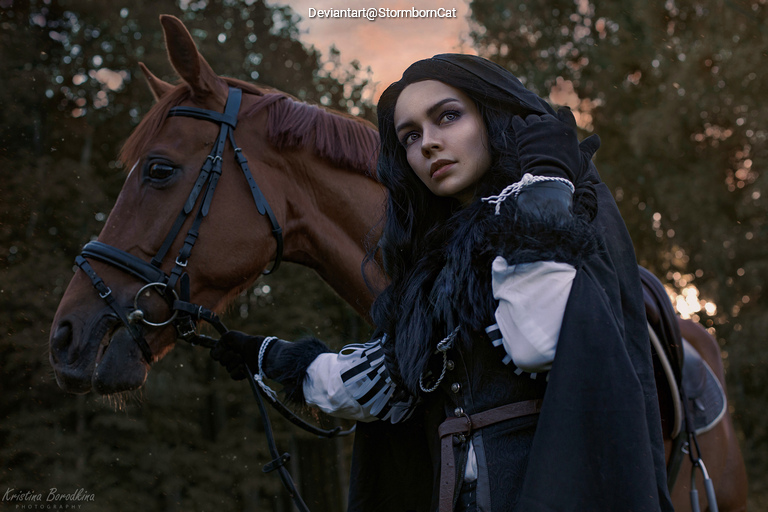 The Witcher 3 - Wild Hunt - Yennefer of Vengerberg Cosplay - portrait photo