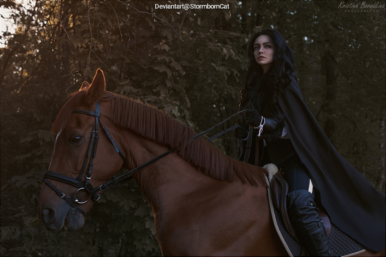 The Witcher 3 - Wild Hunt - Yennefer of Vengerberg Cosplay - anime costume