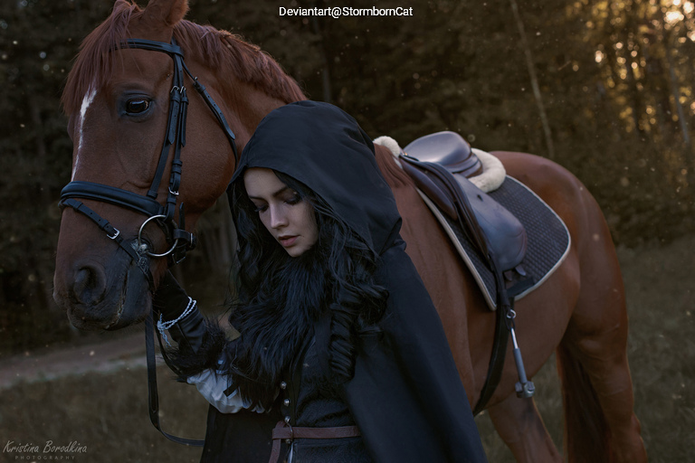 The Witcher 3 - Wild Hunt - Yennefer of Vengerberg Cosplay - recreation