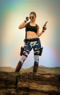 Tomb Raider 3 - Lara Croft (Nevada Camouflage) Cosplay