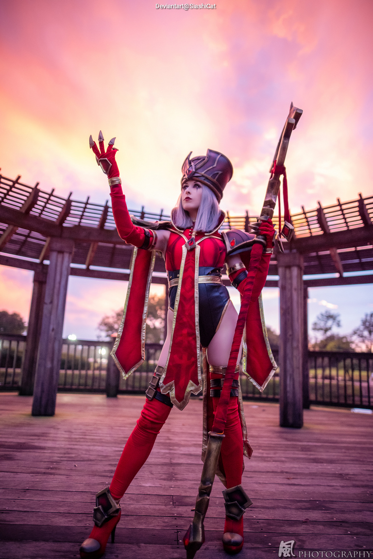 World of Warcraft - Sally Whitemane Cosplay full length photo