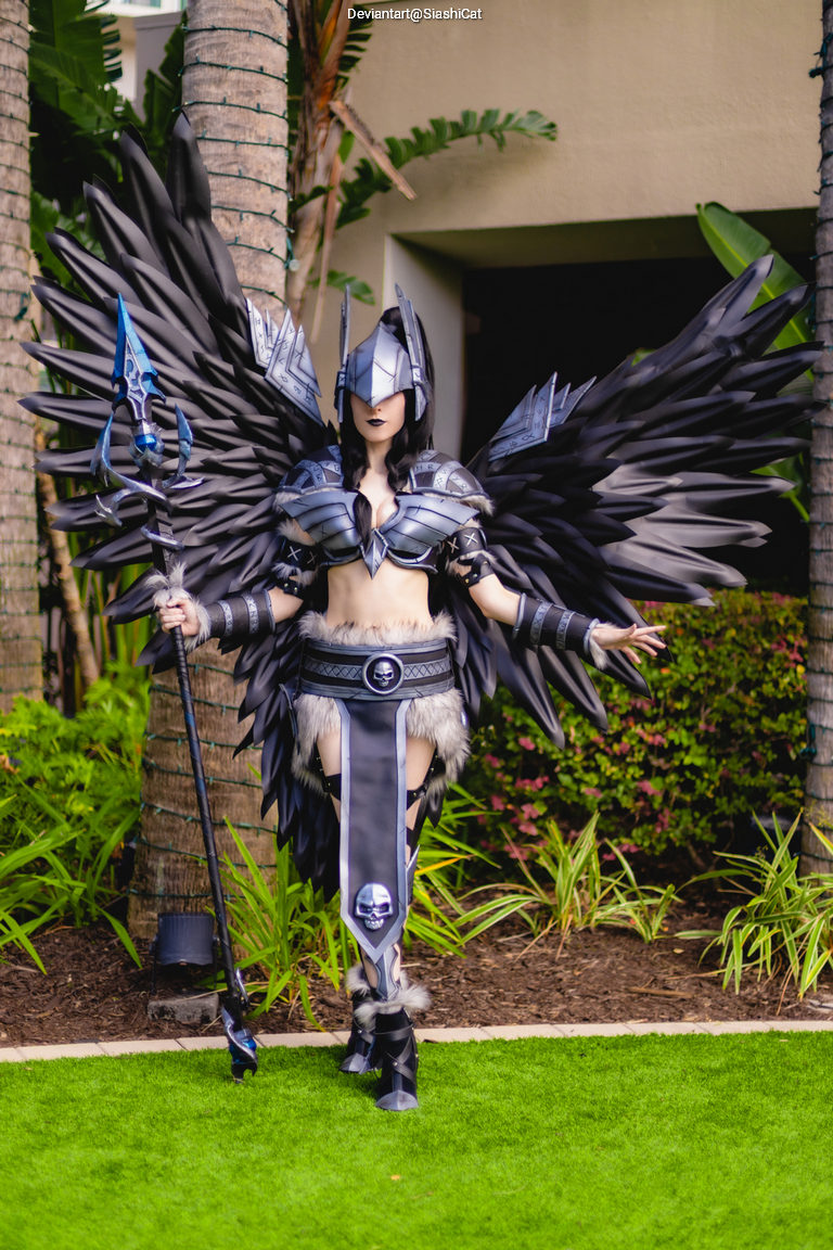 World of Warcraft - Wrath of the Lich King - Valkyr (NPC) Cosplay character costume portrait