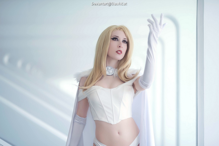 X-Men - Emma Grace Frost (White Queen) Cosplay - premium study