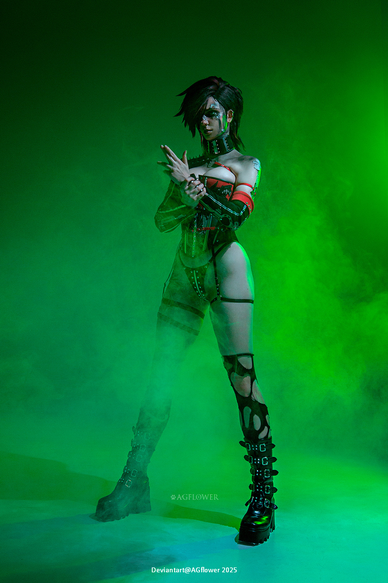 Arcane - Vi (Arcane) (The Piltover Enforcer) (Lingerie) Cosplay - provocative show